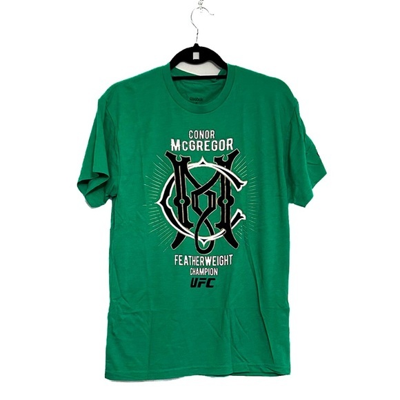 Conor McGregor Reebok x UFC Featherweight Champion T-Shirt (Deadstock, Medium) - Picture 1 of 9